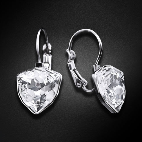 Earrings "Bermuda Triangle (Crystal)" with Swarovski™ crystals
